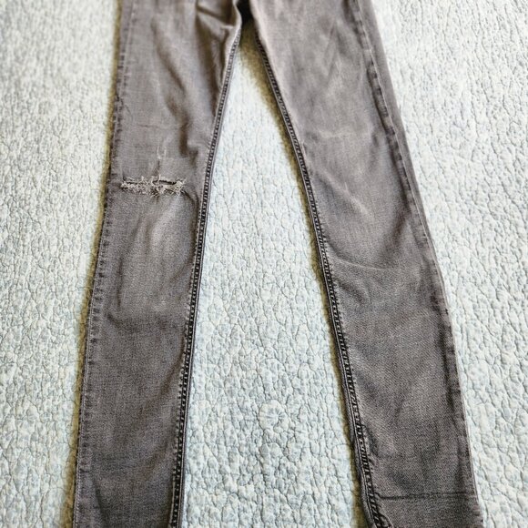 ZARA The High Waist Skinny Jean in Lead Grey, Size 6 - Picture 5 of 8